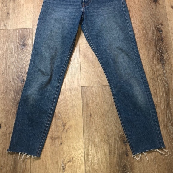 Levi’s Medium Wash Raw Hem Skinny Jeans Size 27 - Picture 7 of 11